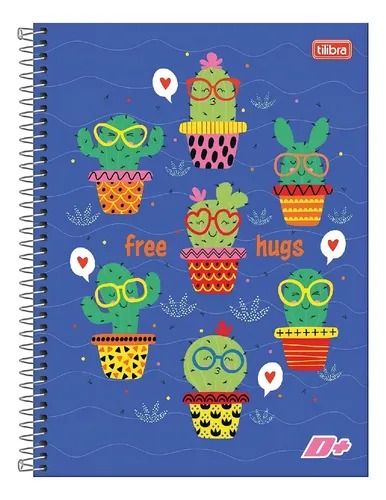 CADERNO ESPIRAL 1/4 D FEM 200FLS